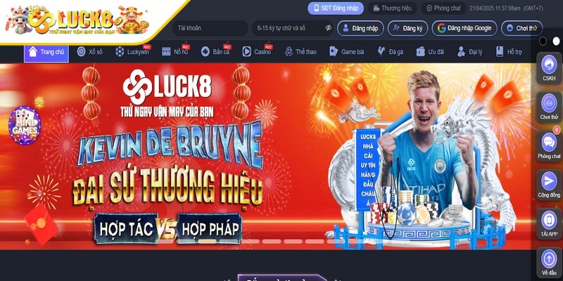 Giới thiệu Luck8 nhấn mạnh mục tiêu phát triển lớn mạnh